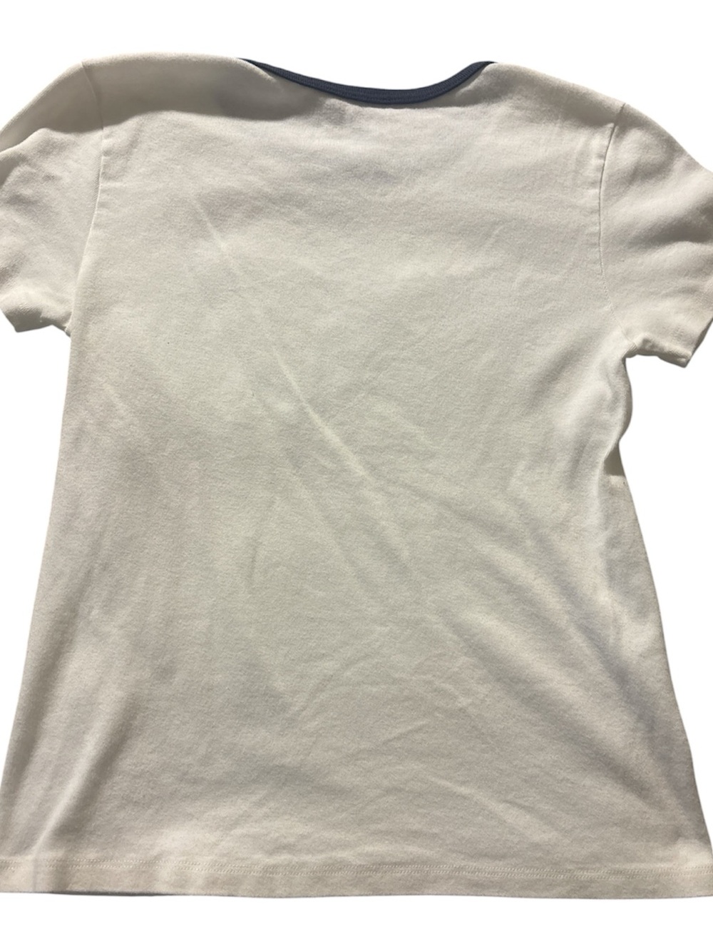 BNWT Brandy Melville John Galt Cherub Angel Ringer Baby Tee White One Size XS/S - Picture 4 of 4